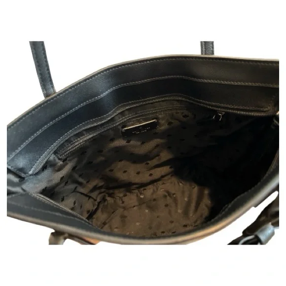 KATE SPADE WOMEN’S BRYNN TOTE DANCING BLOOMS BLACK MULTI COLOR PURSE - Picture 6 of 7